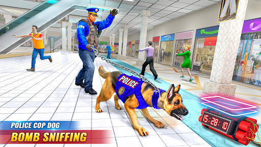US Police Dog Mall Crime Chase(美国警犬犯罪追捕游戏)截图3
