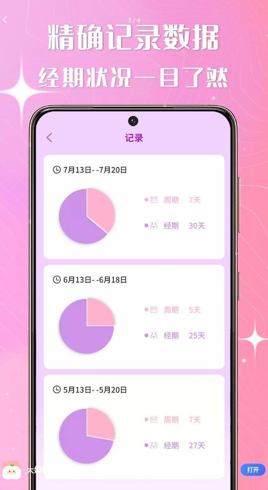 大姨妈跟踪器app截图1