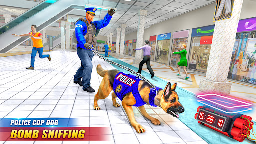 US Police Dog Mall Crime Chase(美国警犬犯罪追捕游戏)截图2