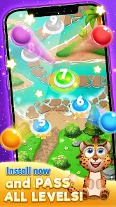 Bubble Pop: Wild Rescue(泡泡射击大战游戏)截图1
