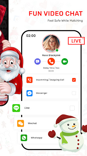 Santa Claus Call - Video Call(圣诞老人来电app)截图3