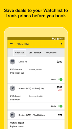 Cheapflights: Flights & Hotels(特价航班)谷歌apk下载截图2