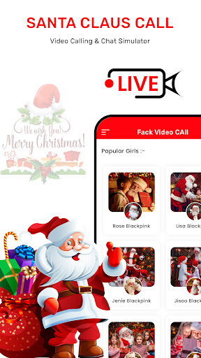 Santa Claus Call - Video Call(圣诞老人来电app)截图1