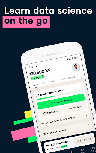 DataCamp: Learn Data Science(数据科学课程app)截图1