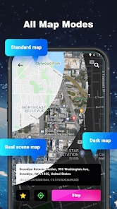 Jump Global Positioning(虚拟GPS定位器)app美国版截图3