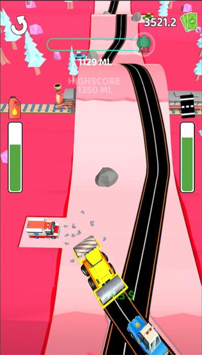 道路摊铺机游戏截图3